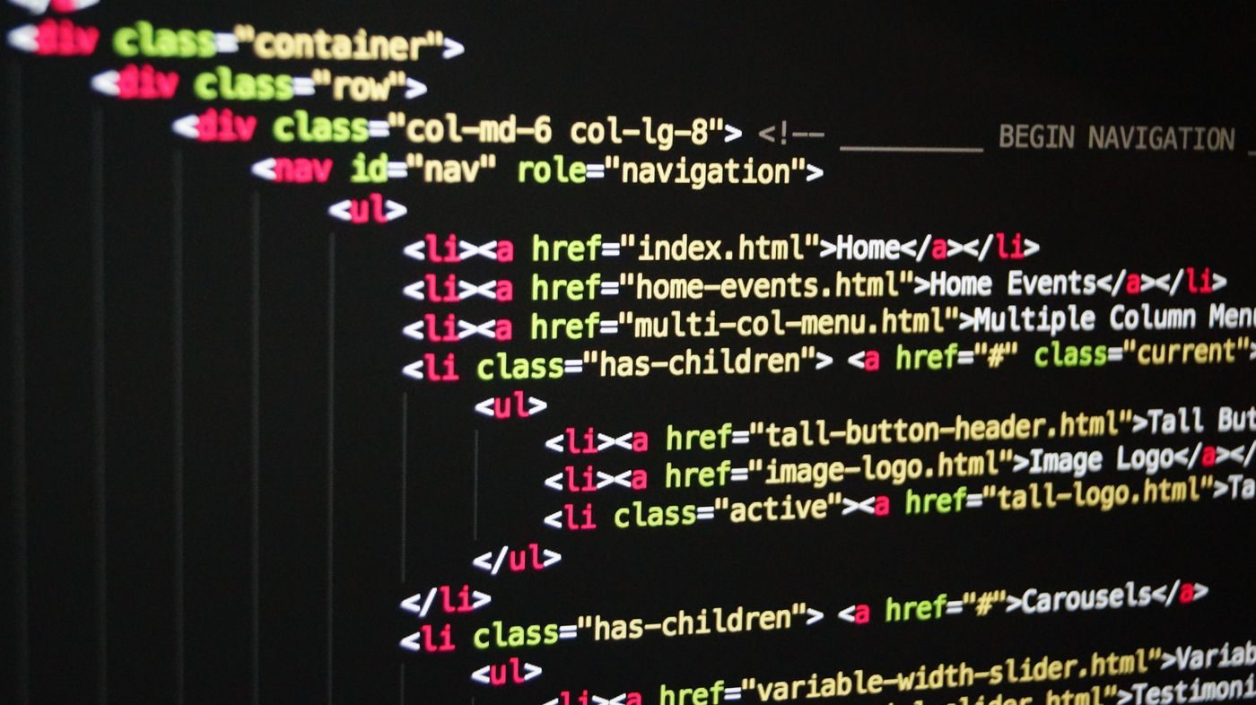 Developer workspace with code and technology tools